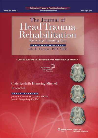 Journal of Head Trauma Rehabilitation