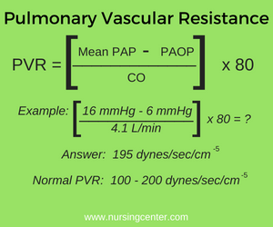 Pulmonary Vascular (PVR) NursingCenter