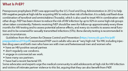 Box. What Is PrEP... - Click to enlarge in new window