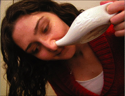 Figure. The neti pot... - Click to enlarge in new window