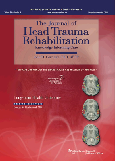 Journal of Head Trauma Rehabilitation