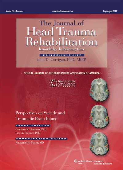 Journal of Head Trauma Rehabilitation