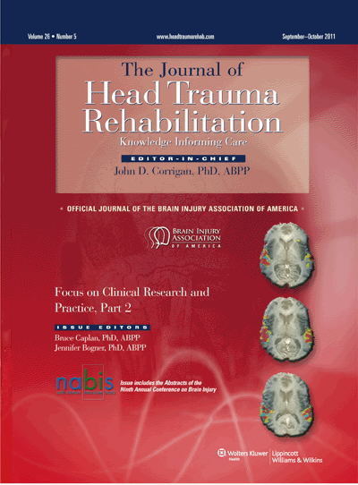 Journal of Head Trauma Rehabilitation