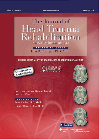 Journal of Head Trauma Rehabilitation