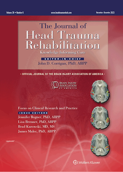 Journal of Head Trauma Rehabilitation