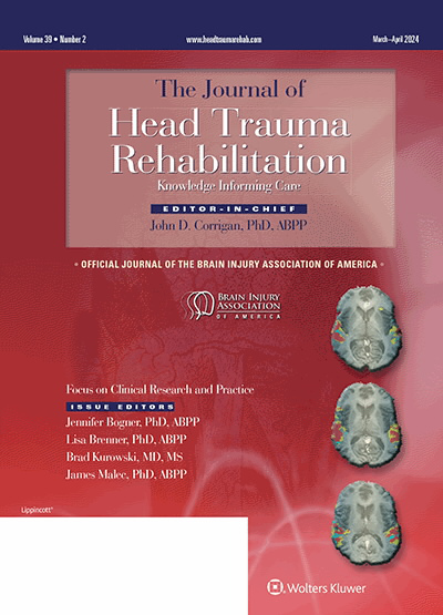 Journal of Head Trauma Rehabilitation