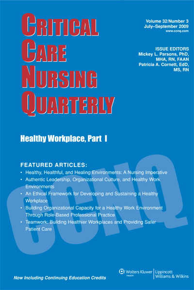 Critical Care Nursing Quarterly  