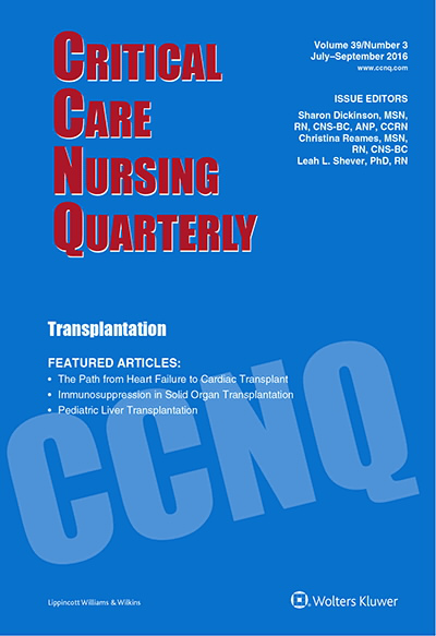 Critical Care Nursing Quarterly  