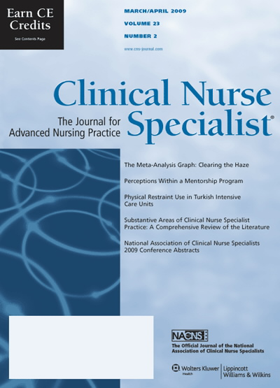 Clinical Nurse Specialist: The Journal for Advanced Nursing Practice