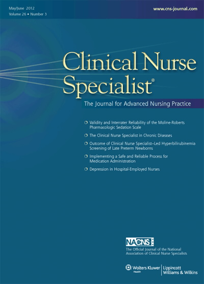 Clinical Nurse Specialist: The Journal for Advanced Nursing Practice