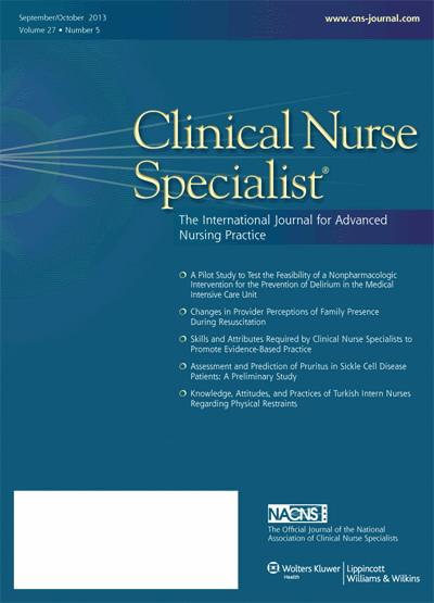 Clinical Nurse Specialist: The Journal for Advanced Nursing Practice