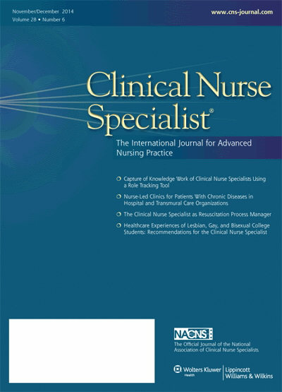 Clinical Nurse Specialist: The Journal for Advanced Nursing Practice