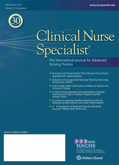 Clinical Nurse Specialist: The Journal for Advanced Nursing Practice