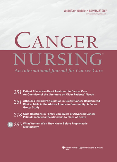 Cancer Nursing