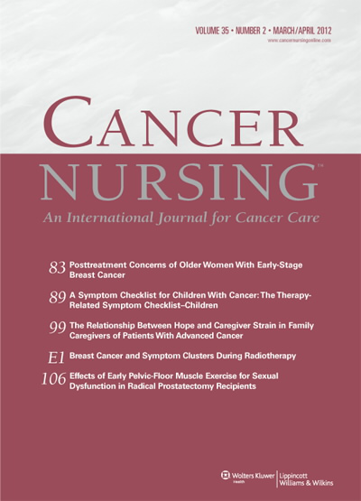 Symptoms In Children With Advanced Cancer Child And Nurse Reports Article Nursingcenter