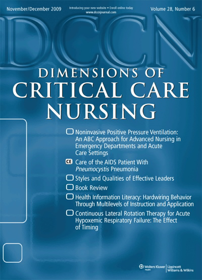 Dimensions of Critical Care Nursing