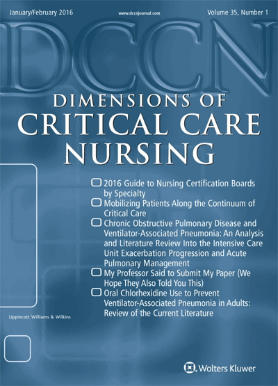 Dimensions of Critical Care Nursing