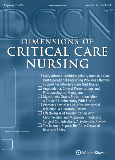 Dimensions of Critical Care Nursing