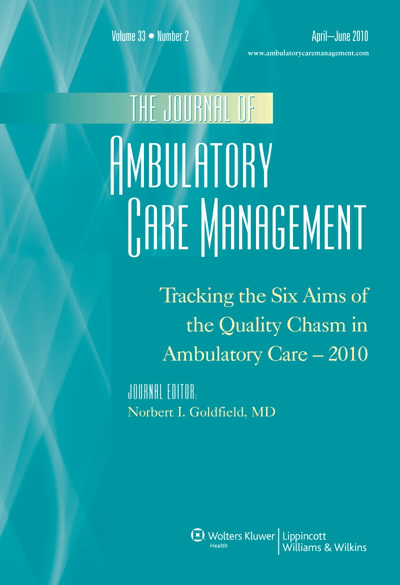 Journal of Ambulatory Care Management