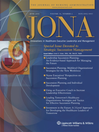 JONA: Journal of Nursing Administration