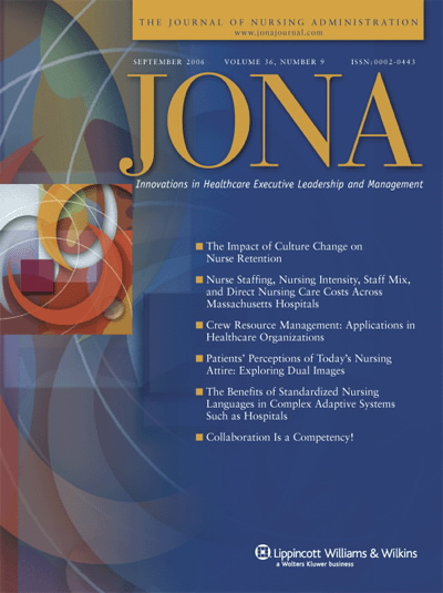 JONA: Journal of Nursing Administration