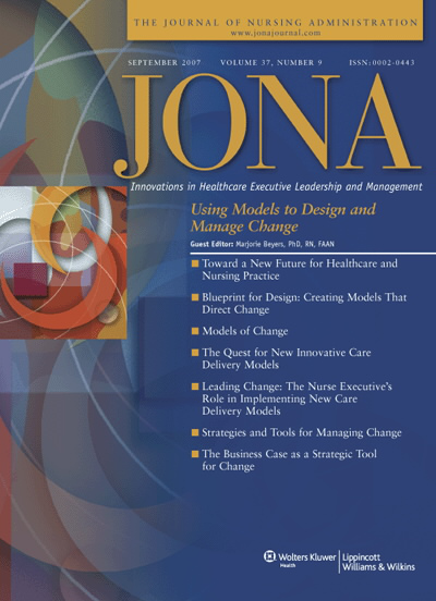 JONA: Journal of Nursing Administration