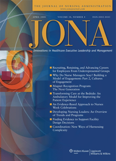 JONA: Journal of Nursing Administration