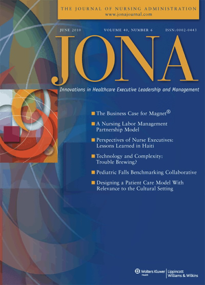 JONA: Journal of Nursing Administration