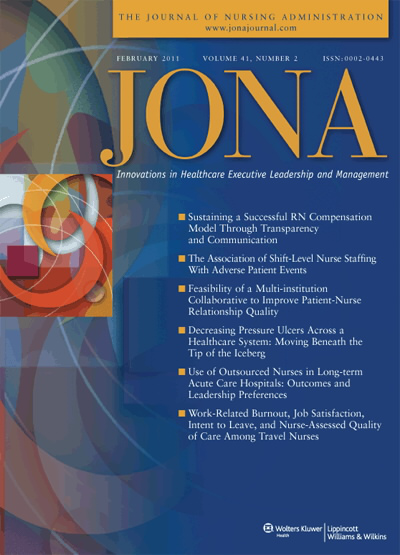 JONA: Journal of Nursing Administration
