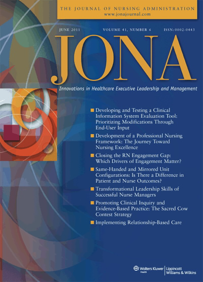 JONA: Journal of Nursing Administration