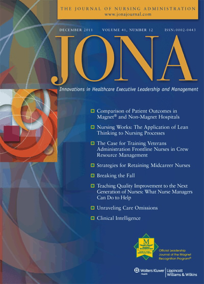 JONA: Journal of Nursing Administration