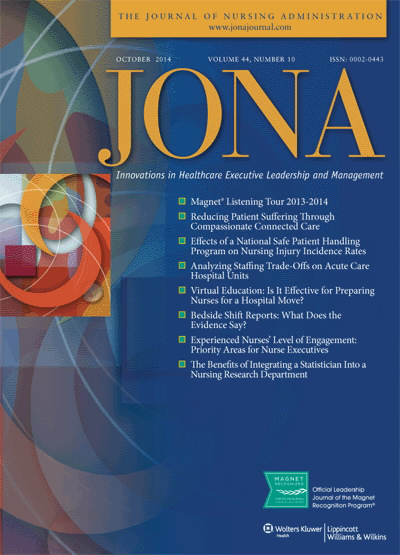 JONA: Journal of Nursing Administration