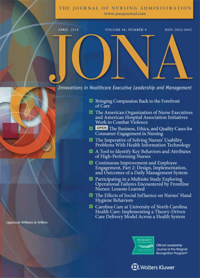 JONA: Journal of Nursing Administration