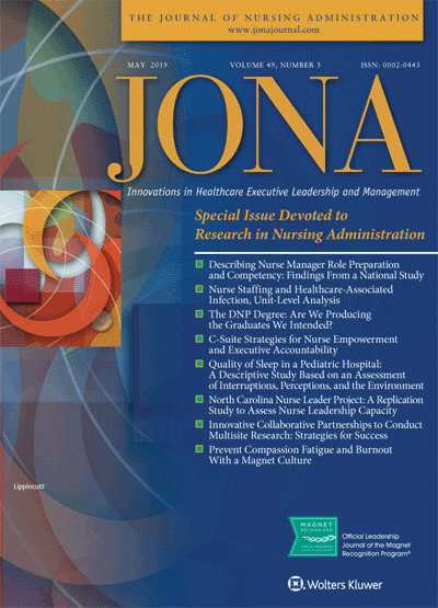 JONA: Journal of Nursing Administration