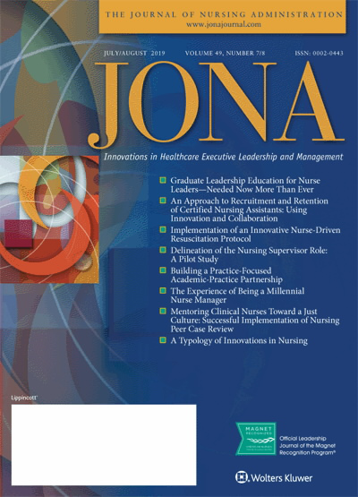 JONA: Journal of Nursing Administration