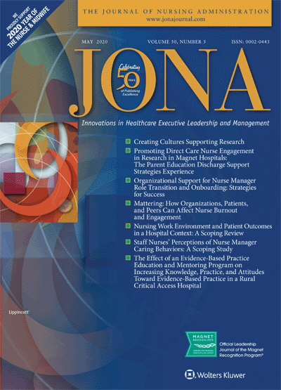 JONA: Journal of Nursing Administration