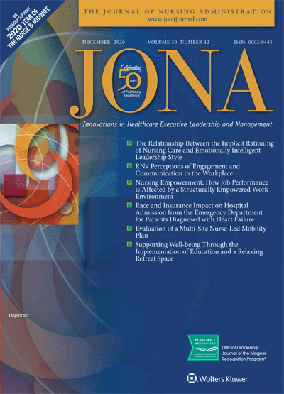 JONA: Journal of Nursing Administration