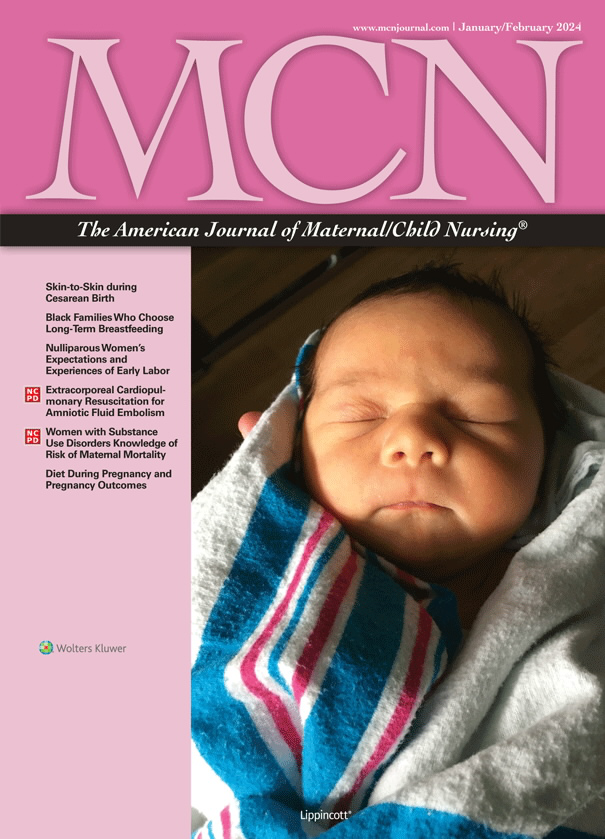 MCN, The American Journal of Maternal/Child Nursing, January/February 2024  Vol.49 Issue 1
