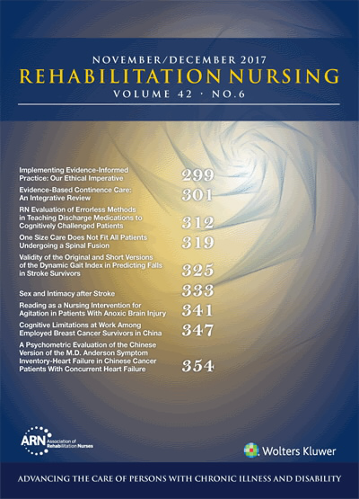 Rehabilitation Nursing Journal