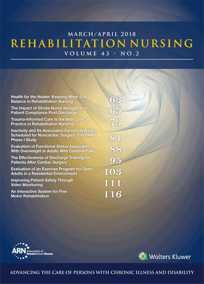 Rehabilitation Nursing Journal