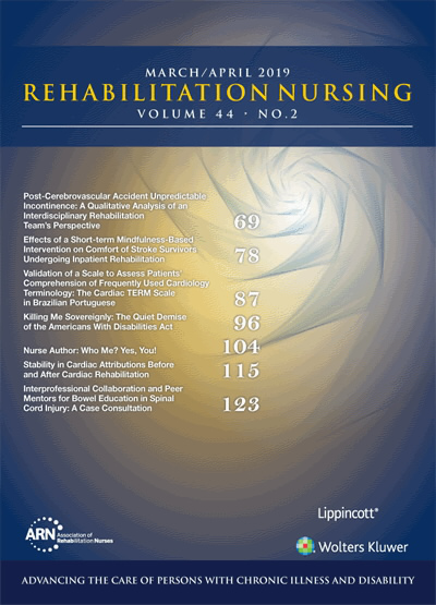 Rehabilitation Nursing Journal