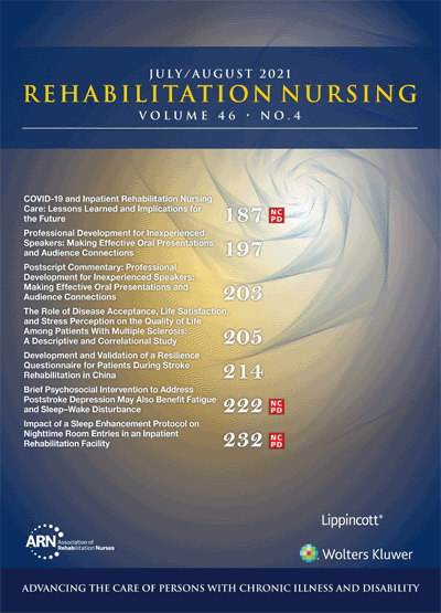 Rehabilitation Nursing Journal