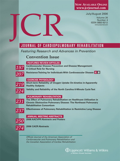 Journal of Cardiopulmonary Rehabilitation & Prevention