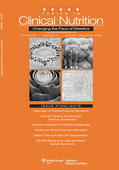 Topics in Clinical Nutrition 