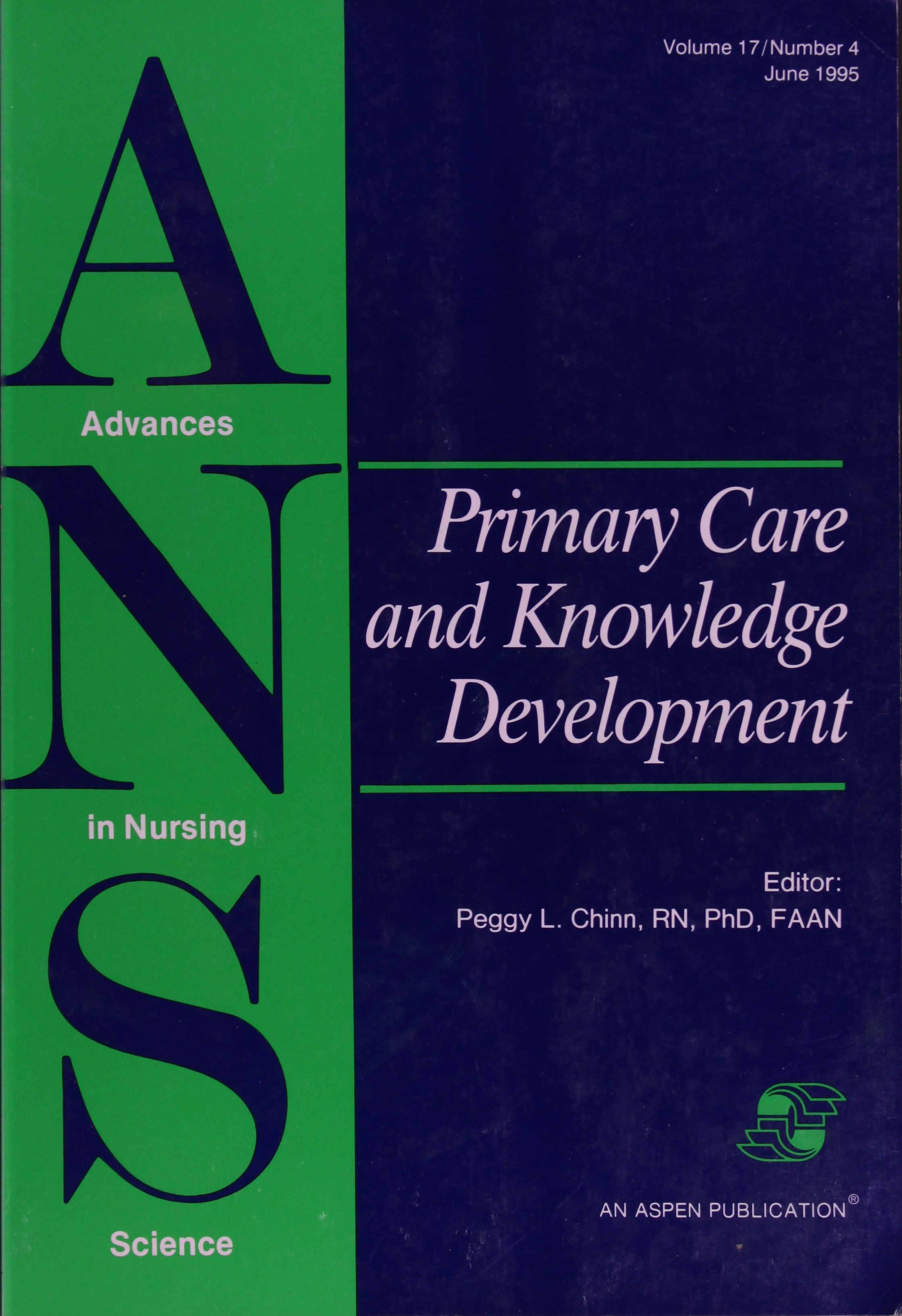 Advances in Nursing Science