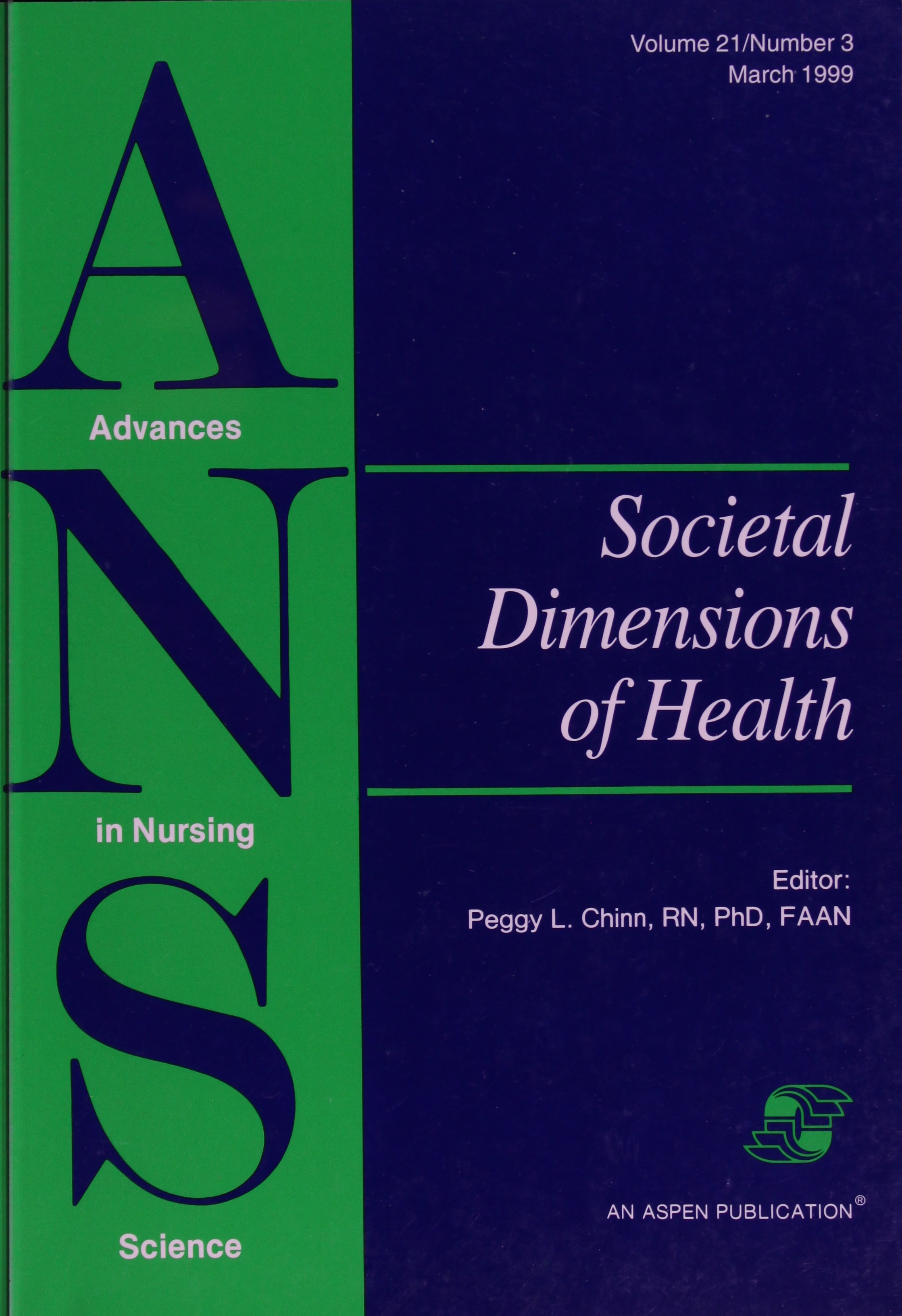 Advances in Nursing Science