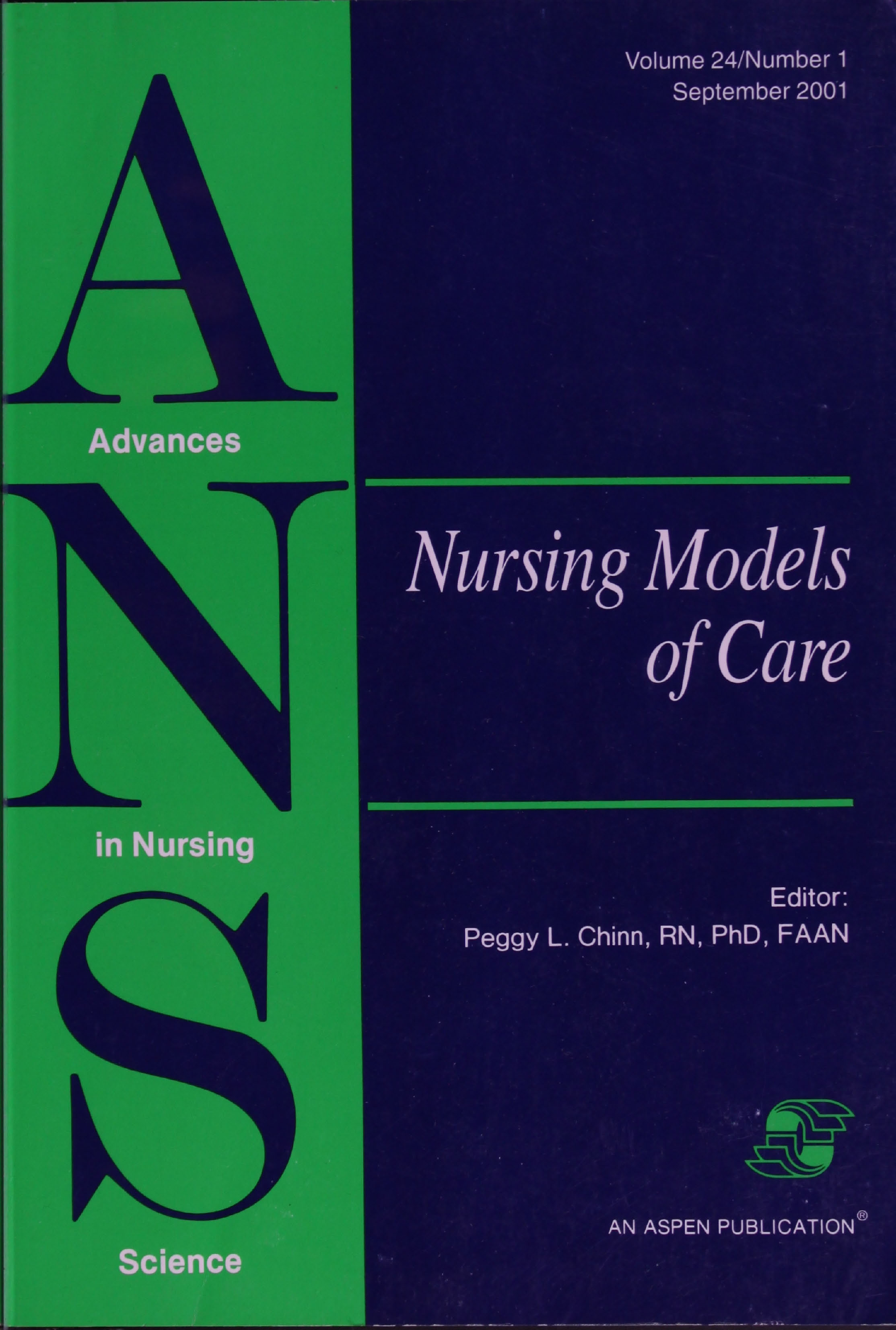 Advances in Nursing Science