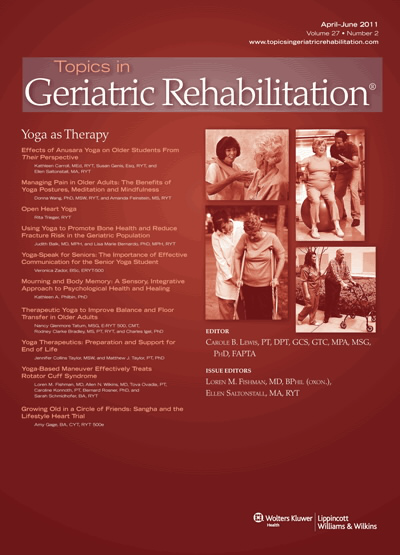 Topics in Geriatric Rehabilitation