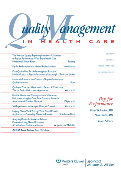 Quality Management in Health Care