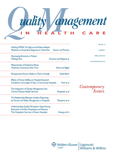 Quality Management in Health Care